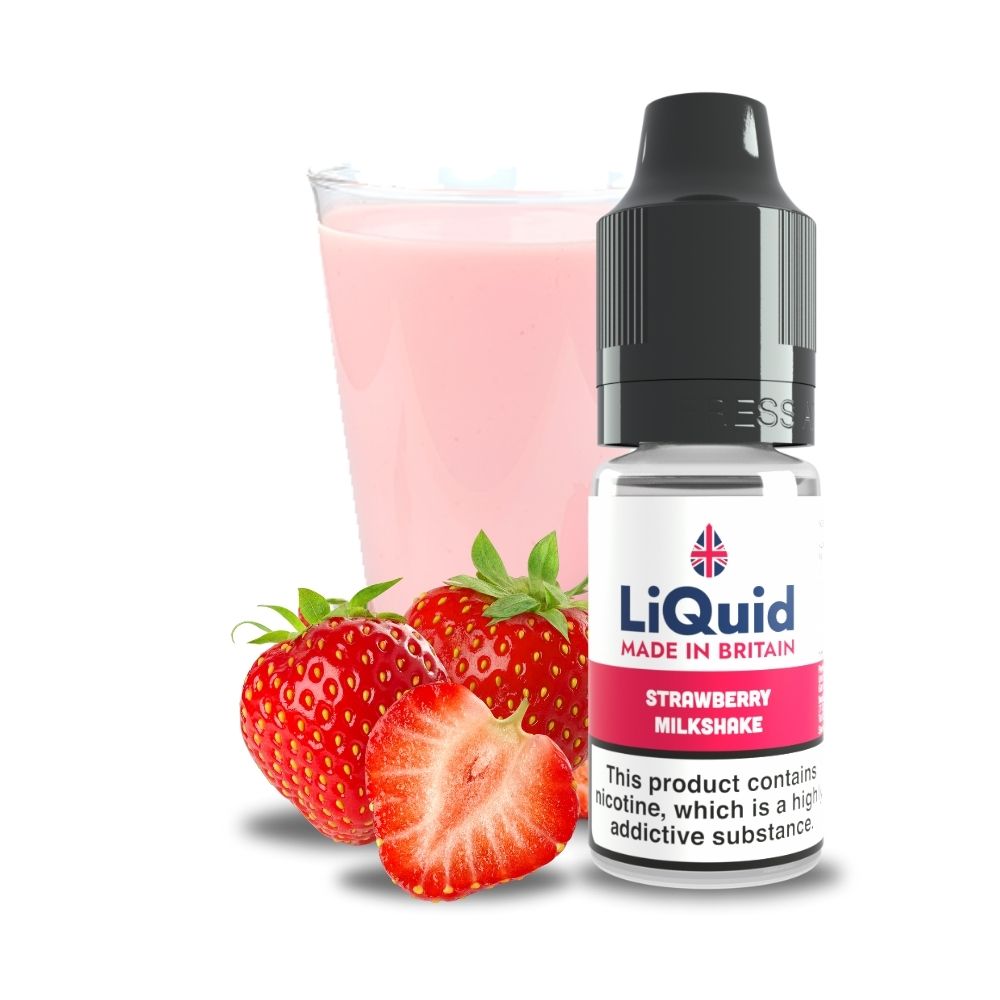 Only 1 Strawberry Milkshake Eliquid 10ml UK Made Free Shipping