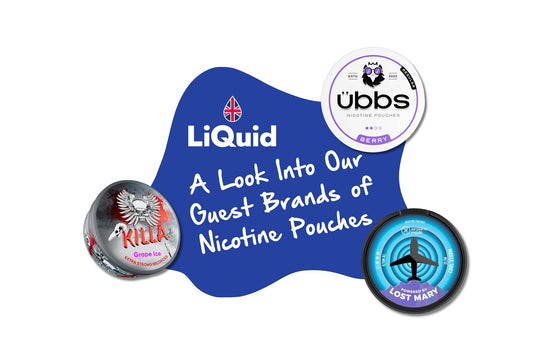 
Our Nicotine Pouch Guest Brands: Killa, Ubbs & Airplane Mode by Lost Mary