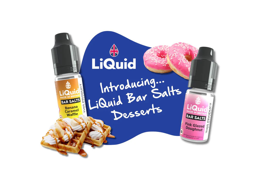 LiQuid Bar Salts Desserts: New Nic Salt E-Liquids Available Online Now!