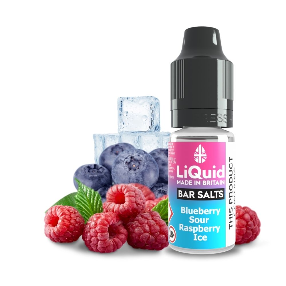 
Blueberry Sour Raspberry Ice Bar Salt Vape Juice Nic Salt