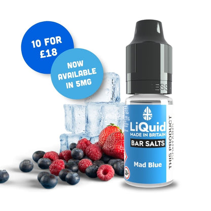 
Mad Blue Bar Salts Nic Salt Vape Juice