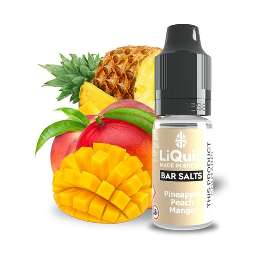 
Pineapple, Peach & Mango Bar Salt Vape Juice Nic Salt