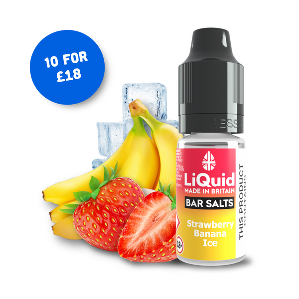 Cheap Nic Salt Eliquid Strawberry and Banana Ice Bar Salts 2