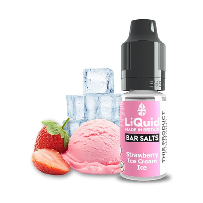 
Strawberry Ice Cream Ice Bar Salt Vape Juice Nic Salt