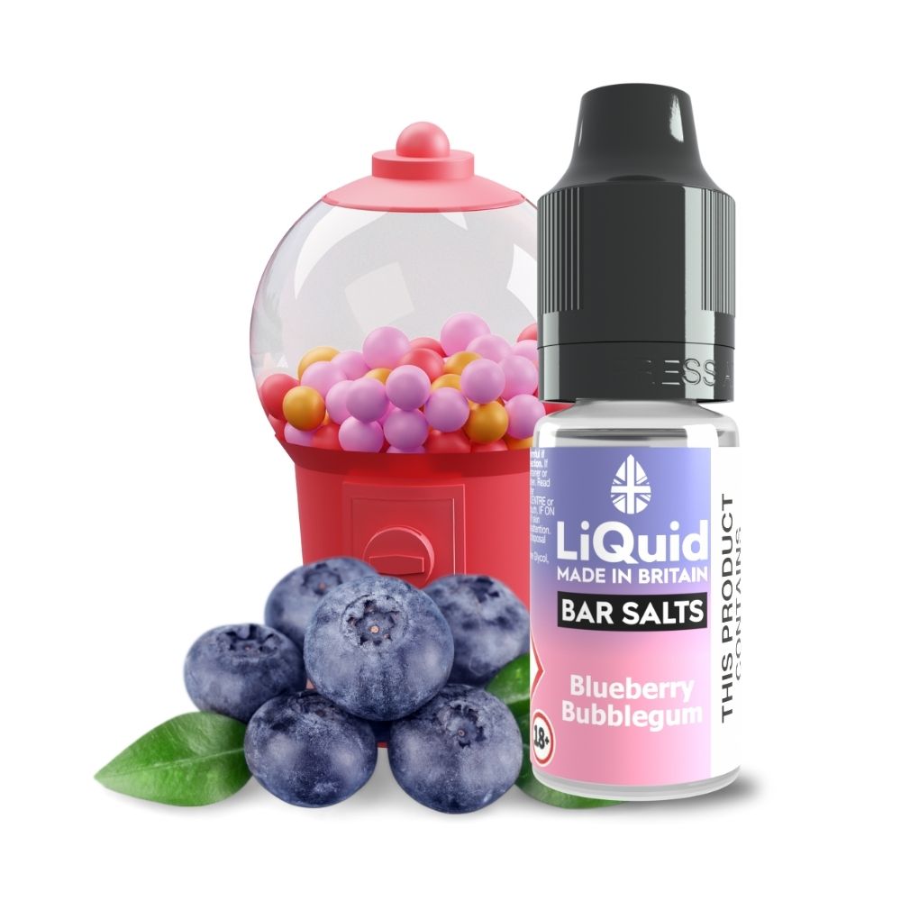 Blueberry Bubblegum Bar Salt Vape Juice Nic Salt