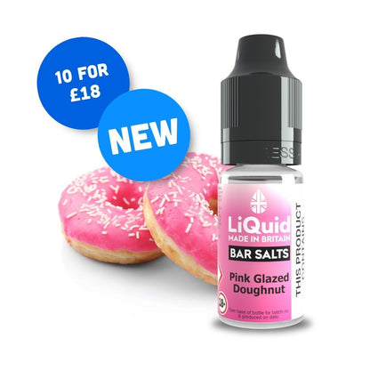 
Pink Glazed Donut Nic Salt Bar Salt Vape Juice Online