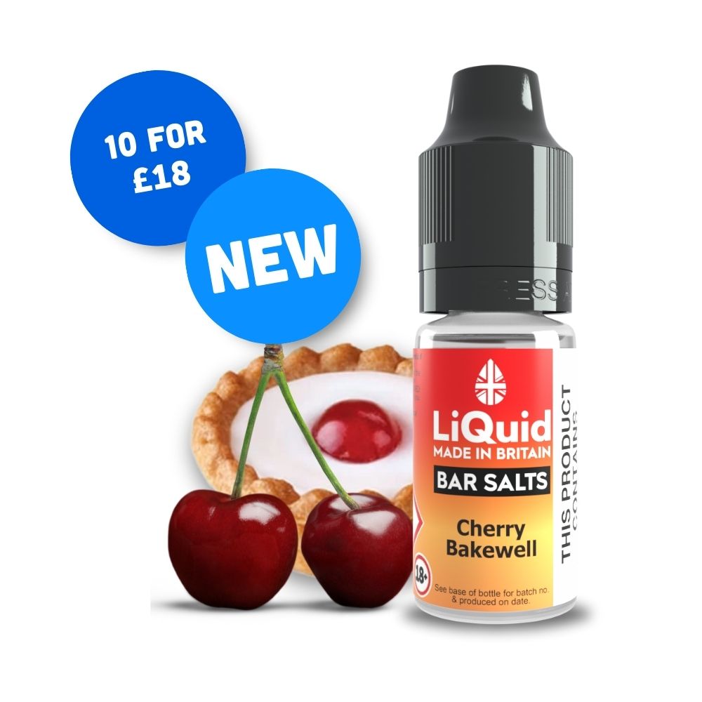 Cherry Bakewell Dessert Nic Salt Bar Salt Vape Juice Online