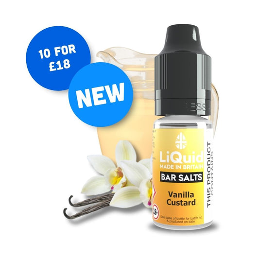 
Vanilla Custard Nic Salt Bar Salt Vape Juice Online