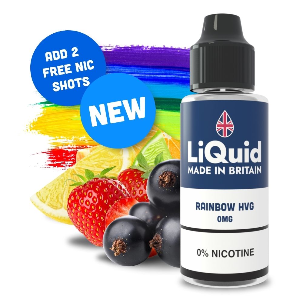 Rainbow HVG Shortfill 100ml Cheap Vape Liquid