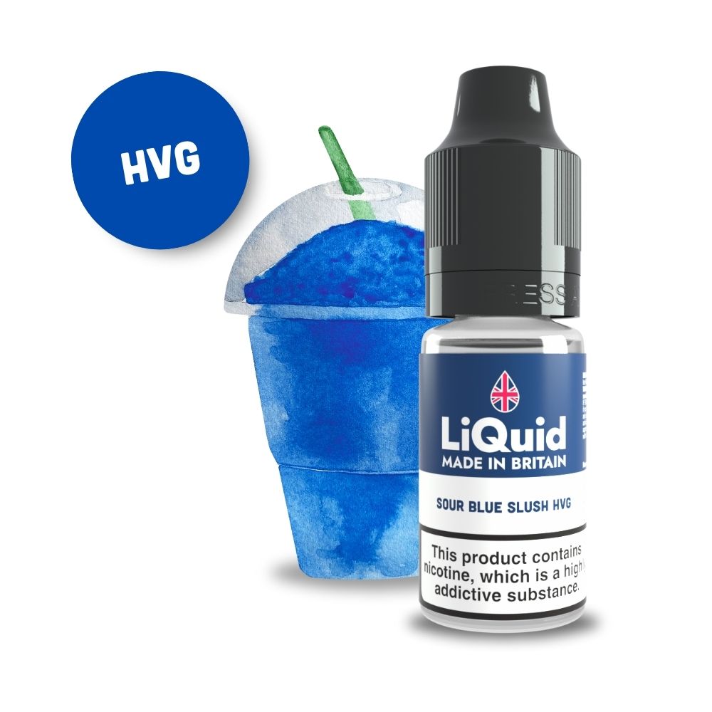 Sour Blue Slush HVG UK Made Cheap £1 Vape Juice E-liquid