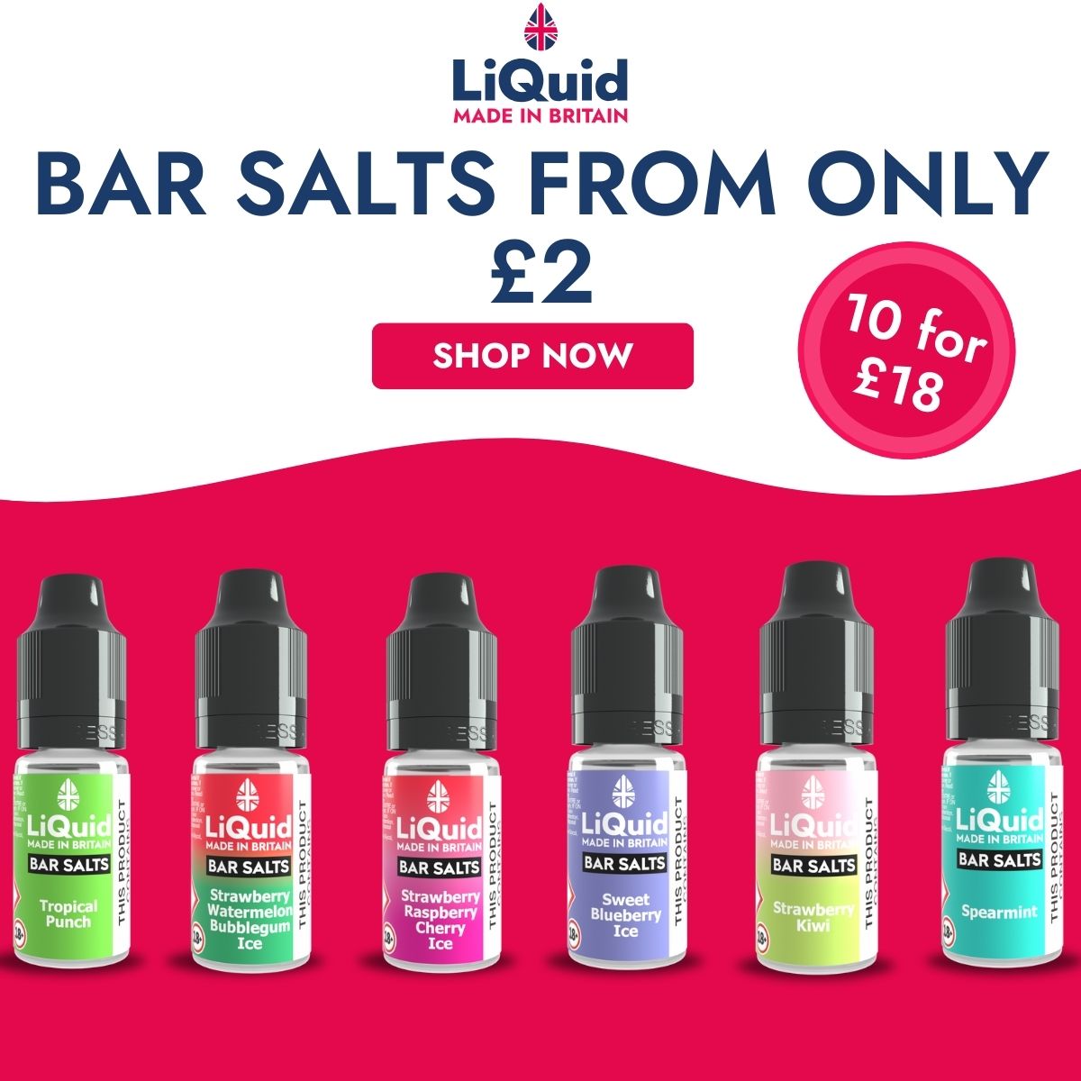 LiQuid Vape Juice Cheap 10ml E Liquid From 1 UK Made