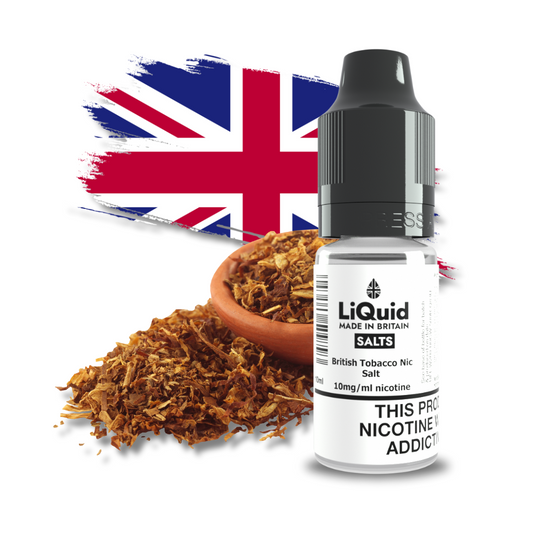 
British Tobacco Nic Salt Vape Juice £1