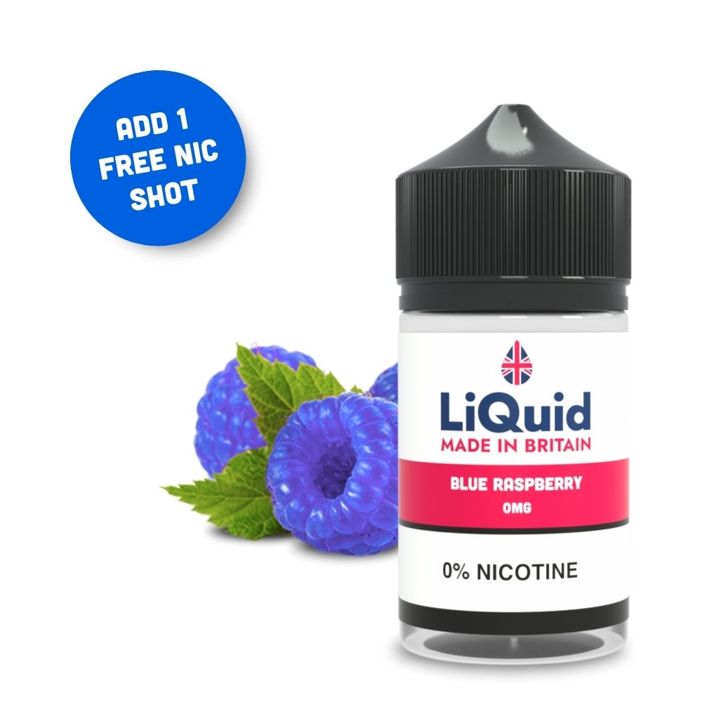 £1 E-Liquid Blue Raspberry Shortfill 50ml Vape Juice