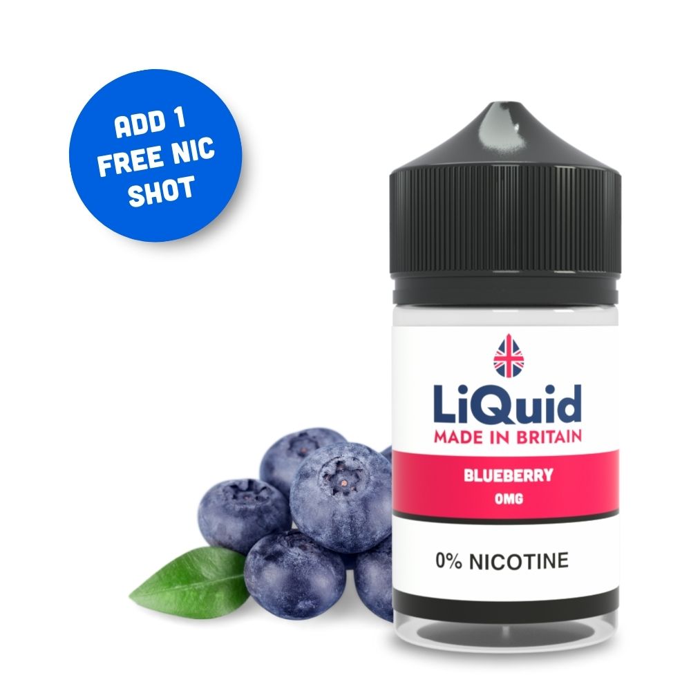 £1 Pound E-Liquid Blueberry Shortfill 50ml Vape Juice