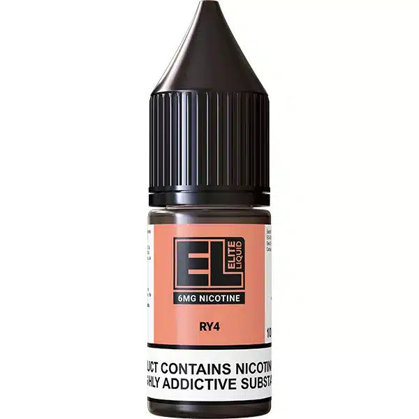 
A 10ml bottle of Sweet Tobacco RY4 Elite Liquid Vape Juice