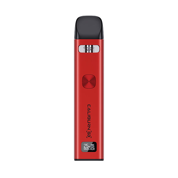 Uwell Caliburn G3 Pod Vape Kit Red Pod Vape Kit Online One Pound E-Liquid UK Based Starter Vape Kit